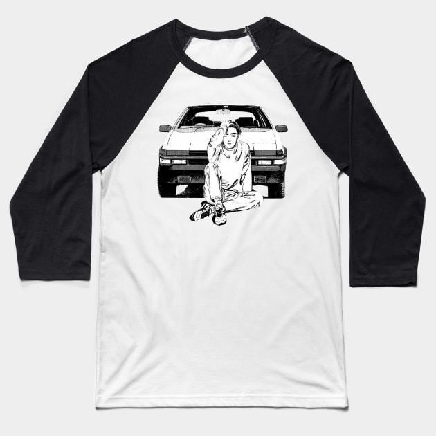 Initial D Baseball T-Shirt by rhysendicott